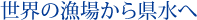 世界の漁場から県水へ